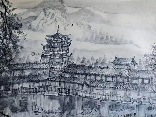 长沙市美协国画艺委会走进湘西龙山惹巴拉写生线上作品展(图13) 长沙市美协国画艺委会走进湘西龙山惹巴拉写生线上作品展(图13)